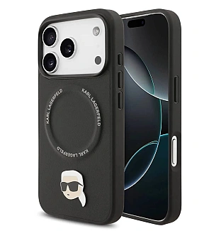 قاب کارل لاگرفلد Karl Lagerfeld تکی با مگ سیف Iphone سری 17